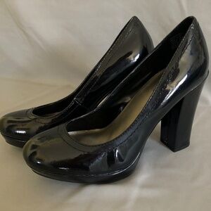 Unlisted Black Patent Leather Heels